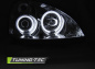 Preview: CCFL Angel Eyes Scheinwerfer für Renault Clio 2 01-05 chrom